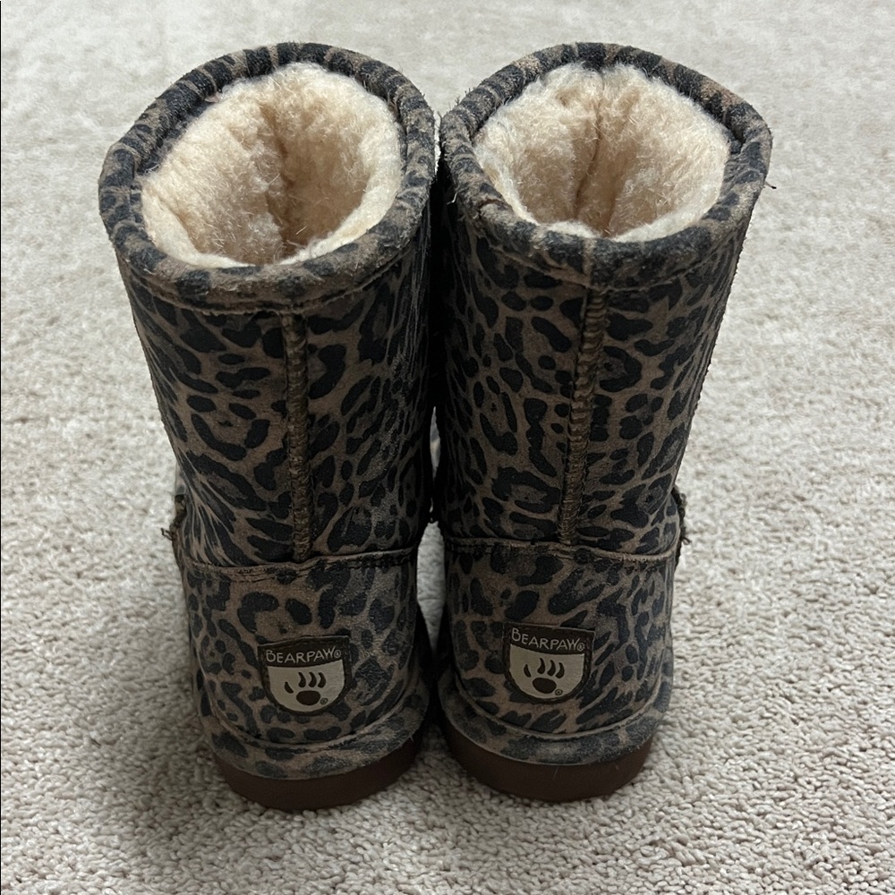 BearPaw leopard print boots - Picture 3 of 6